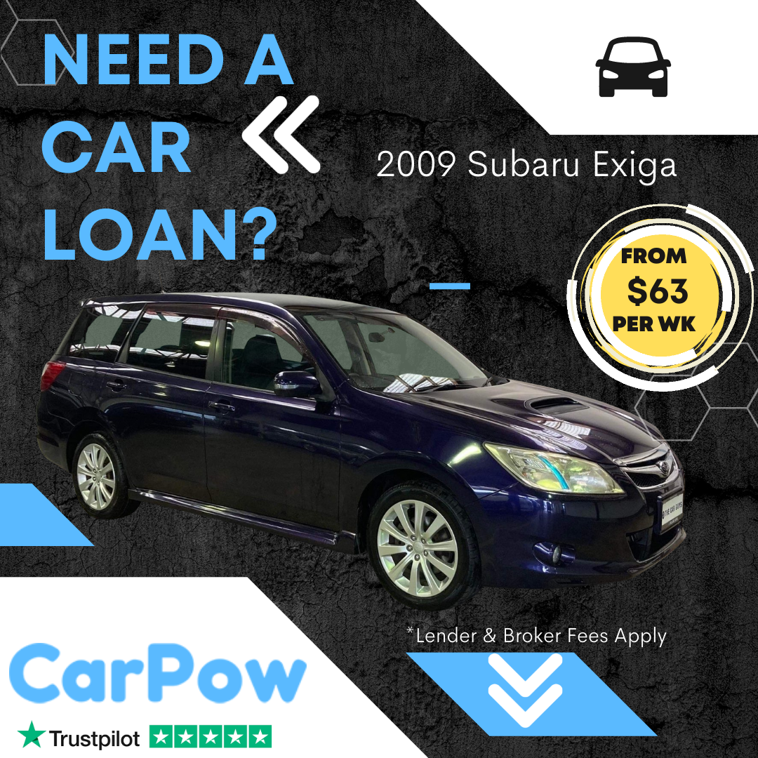 Subaru Exiga CarPow Car Loan NZ, 2009 Subaru Exiga